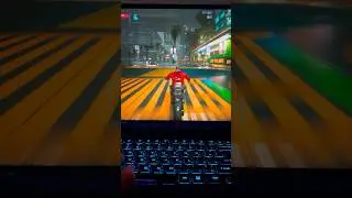 ￼ Cyberpunk 2077 на ноутбуке идет идеально ! 