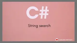 How to search for a specific string in C# | C# string manipulation program | C# interview question