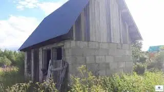 Новый дом в деревне рядом с озером, вода, электричество, баня