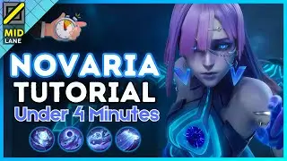 4-Minute Novaria Tutorial in Mid Lane || (MLBB S35) 2025