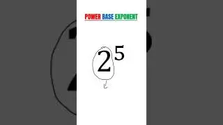Difference between power and exponent in maths