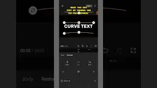 Capcut text animation [How to stretch text] advance text edit