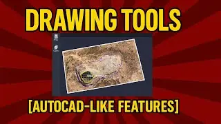 Surveyaan Geoworkspace - Drawing Tools