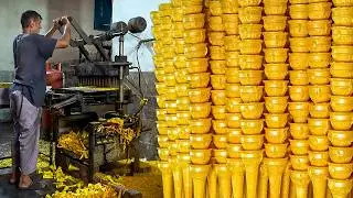 How waffle cones are made?