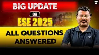 BIG Update on ESE 2025 🔥| All Questions Solved | UPSC ESE 2025