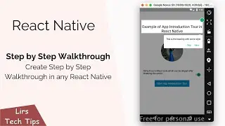 React Native: Create Step by Step Walkthrough