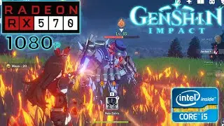 RX 570 GENSHIN IMPACT HIGH SETTINGS 1080P GAMEPLAY PC