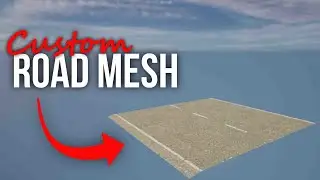 How to create your own CUSTOM ROAD MESH in minutes [ Blender / UE5 ]