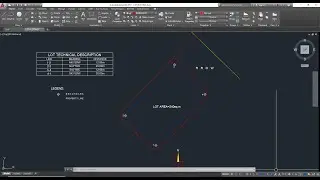 How to Plot Lot Bearings in AutoCAD