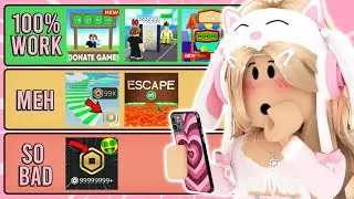 ranking FREE ROBUX methods on how LEGIT they are