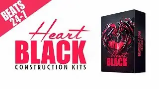 Hard Trap Beat Construction Kits (MIDI + Loops Pack) - Black Heart