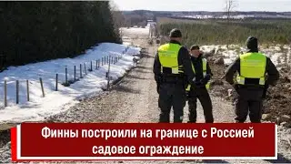 Финны хотели построить забор на границе с Россией, а получилось садовое ограждение