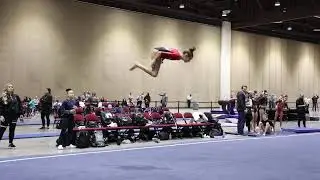 Lola Coffey Floor Region 1 2023 Wildfire Gymnast Level 10