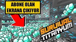 OFUZUN TAKTİĞİYLE MADEN YAPMAK! HCA GAMER YAYIN AÇTIII! - Minecraft Sonoyuncu Titanyum Survival