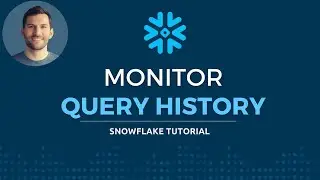 Monitor Snowflake query history, execution plan and query profile