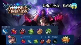 Unkillable Yu Zhong Build | Mobile Legends Gameplay