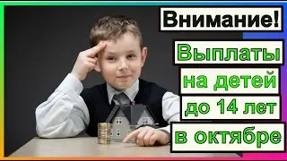 Пособия и выплаты на ребенка до 14 лет в октябре. Какие пособия платят на детей от 3 до 14 лет