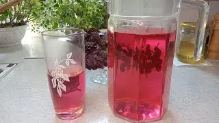 Очень приятный и вкусный напиток из базилика