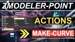 ZBrush - ZModeler Point(Actions) - Make-Curve