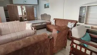 Frank house interior design bed set with sofa set Almari decor ideas