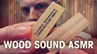 If you like wood, tapping and rubbing - this is perfect ASMR for you!