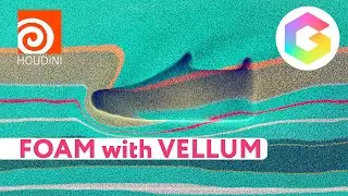 Premium Houdini Tutorial - Create soft  Foam with Vellum Grains - Sneak Peak