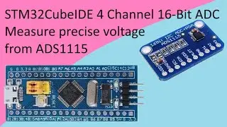 124. STM32CubeIDE ADS1115 ADC with STM32 F103C8T6