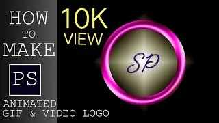 How to Make Animated GIF  LOGO In Photoshop CS6  Photoshop Tutorials