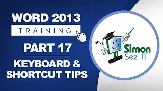 Word 2013 for Beginners Part 17: Using Keyboard Shortcuts and Key Tips in Word 2013