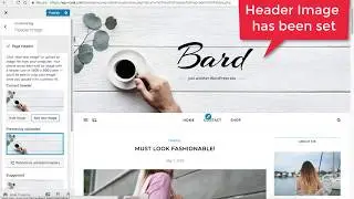 How to setup Page Header &  Body Background Images in the Bard Free Wordpress Theme