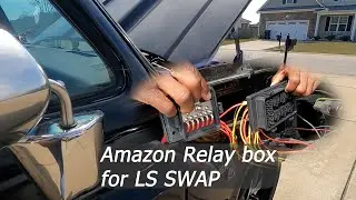 Wiring the C10 with Amazon Relay distribution box for the LS swap conversion