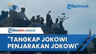 Demo Tolak Pemilu Curang, Massa Desak Jokowi Ditangkap dan Diadili: Cabut Hak Politiknya!