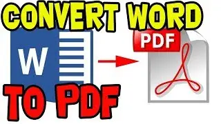 HOW TO CONVERT A WORD DOCUMENT TO PDF IN MICROSOFT WORD - OFFICE 365 [TUTORIAL]