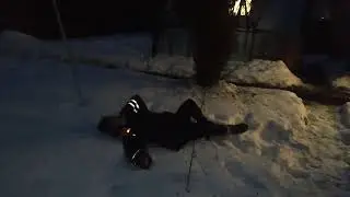 Валяемся в сугробах на Руси зимой