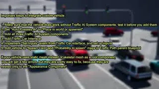 Traffic AI System - Custom vehicle integration