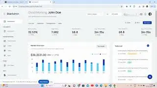 Free Bootstrap Admin Dashboard Template 206 Working Demo