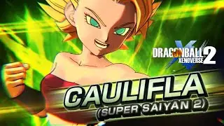 Dragon Ball Xenoverse 2 DLC 13 CAULIFLA SSJ2 Gran Potencial Gameplay y Skills