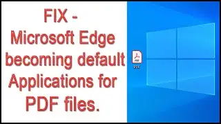 How to Stop 🛑 Microsoft Edges from opening PDF files in Windows 🔟 - New Tech