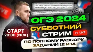 ОГЭ 2024. Полный разбор задания №12 и №14