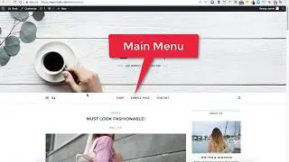 How to Setup Main & Top Menu in the Bard Free Wordpress Theme