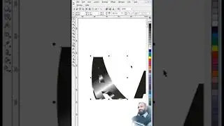3d Text A Alphabet Design in CorelDraw #graphicarts #coreldraw #logodesign #alphabet #drawing #viral