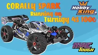 SKATE PARK BASH WITH THE CORALLY SPARK RUNNING ON THE TURNIGY LIPO. #hobbyking