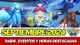 ¡Eventos, Pokémon Legendarios y Horas Destacadas de Septiembre de 2024 en Pokémon Go!