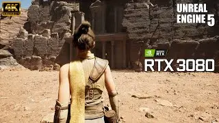 Unreal Engine 5 Lumen Petra Demo | RTX 3080 | 4K 1440p (download)