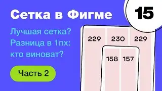 🔥 Сетка в Figma. 8, 12, 16 и 24 колоночные. Почему колонки разной ширины? Фигма с нуля