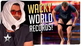 WACKIEST World Record Breaking Auditions from Americas Got Talent and More!