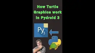 How to run Python turtle graphics in an android phone | python turtle graphics tutorial Pydroid3