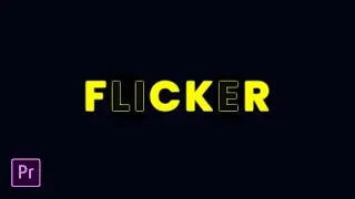 Text FLICKER effect in Premiere Pro