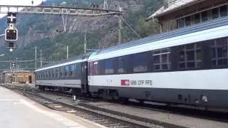 100 Jahre BLS Lötschbergbahn - 07.09.13 Der Morgen in Brig