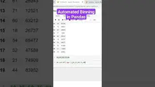 automated binning in 